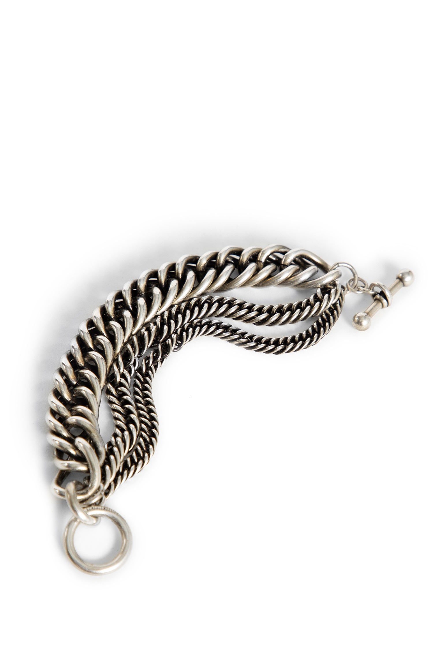 ANN DEMEULEMEESTER UNISEX SILVER JEWELLERY