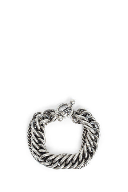 ANN DEMEULEMEESTER UNISEX SILVER JEWELLERY