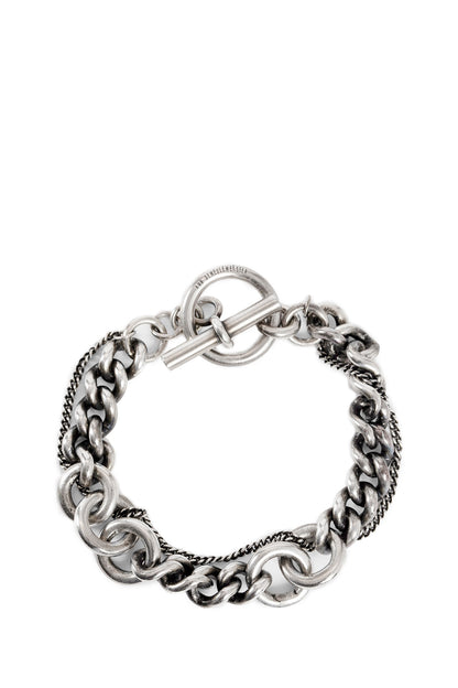 ANN DEMEULEMEESTER UNISEX SILVER JEWELLERY