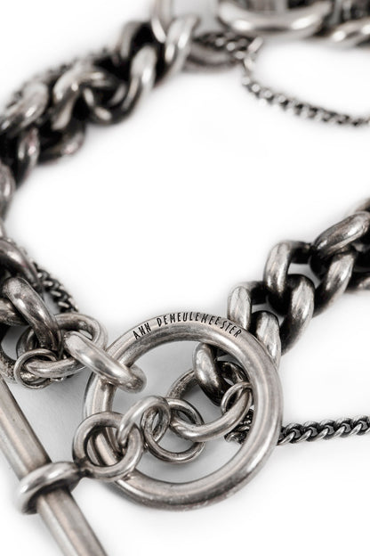 ANN DEMEULEMEESTER UNISEX SILVER JEWELLERY