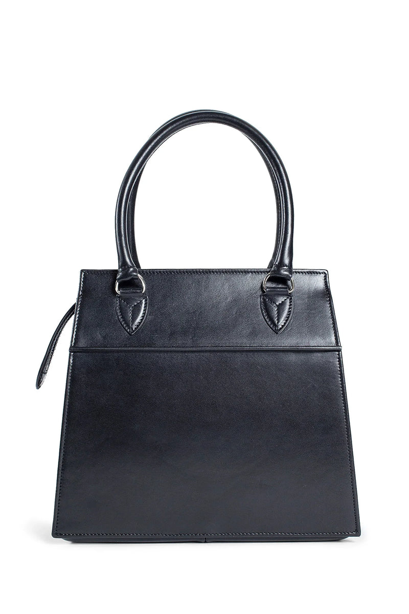 ANN DEMEULEMEESTER UNISEX BLACK TOP HANDLE BAGS - Antonioli.eu