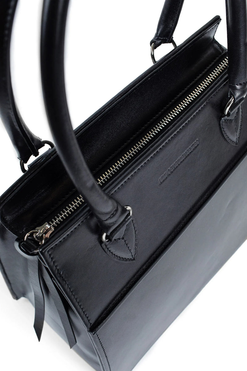 ANN DEMEULEMEESTER UNISEX BLACK TOP HANDLE BAGS - Antonioli.eu