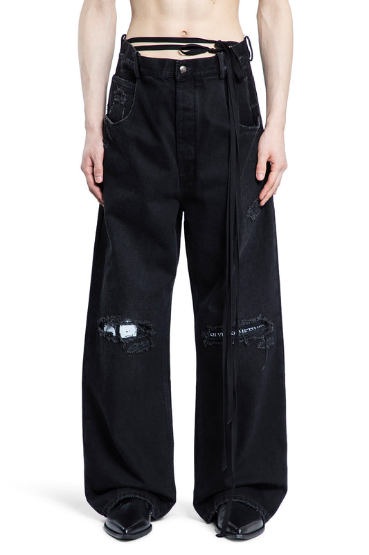 ANN DEMEULEMEESTER MAN BLACK JEANS