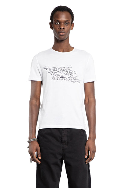 Antonioli ANN DEMEULEMEESTER MAN WHITE T-SHIRTS & TANK TOPS