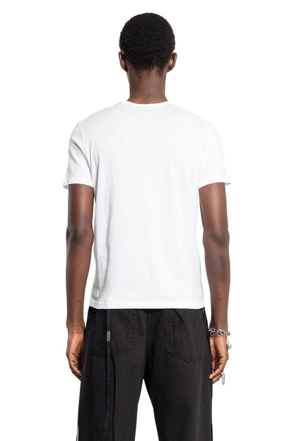 ANN DEMEULEMEESTER MAN WHITE T-SHIRTS & TANK TOPS