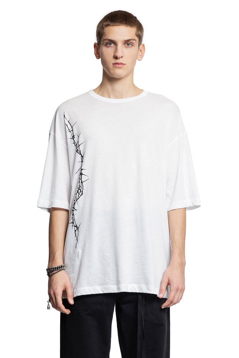 ANN DEMEULEMEESTER MAN WHITE T-SHIRTS & TANK TOPS