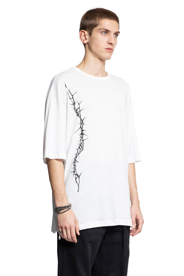 ANN DEMEULEMEESTER MAN WHITE T-SHIRTS & TANK TOPS