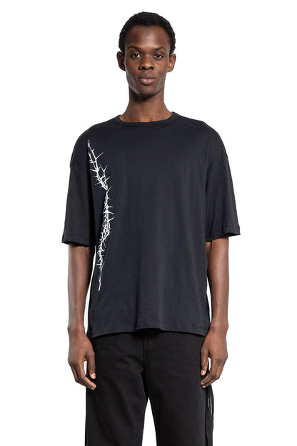 Antonioli ANN DEMEULEMEESTER MAN BLACK T-SHIRTS & TANK TOPS