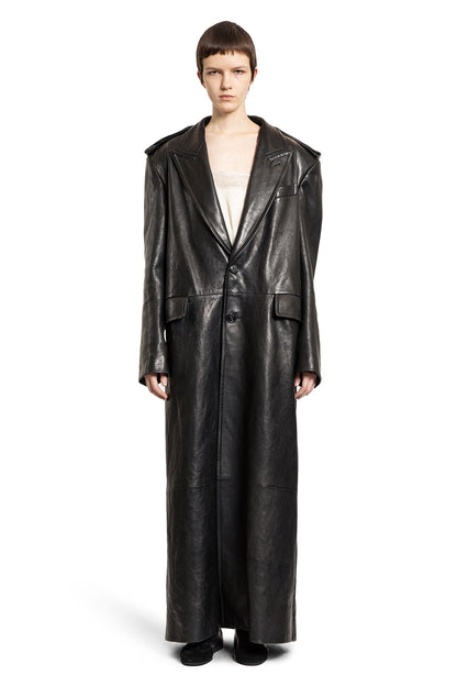 ANN DEMEULEMEESTER WOMAN BLACK COATS