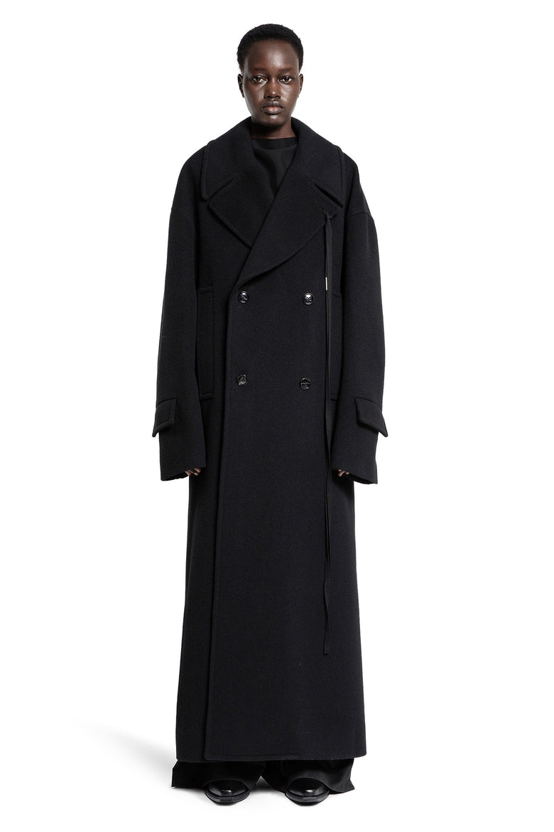 ANN DEMEULEMEESTER WOMAN BLACK COATS