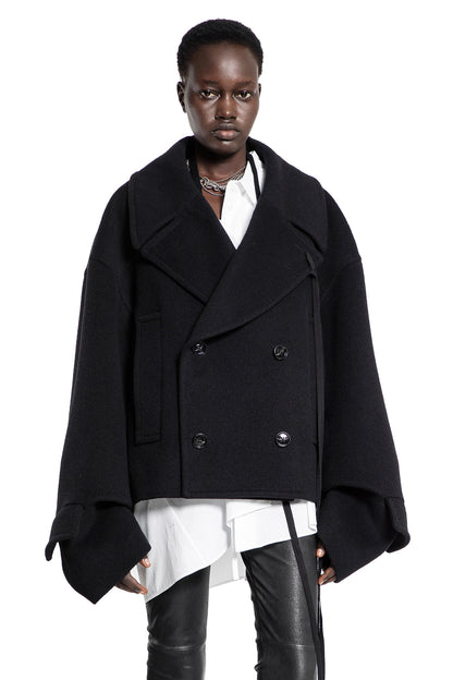 Antonioli ANN DEMEULEMEESTER WOMAN BLACK JACKETS