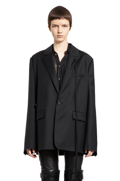 Antonioli ANN DEMEULEMEESTER WOMAN BLACK BLAZERS