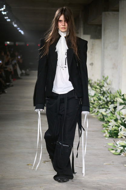 ANN DEMEULEMEESTER WOMAN BLACK JEANS