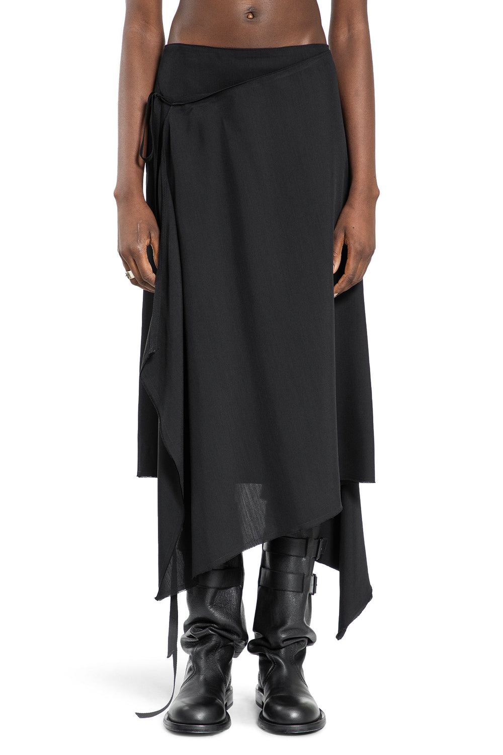 ANN DEMEULEMEESTER WOMAN BLACK SKIRTS