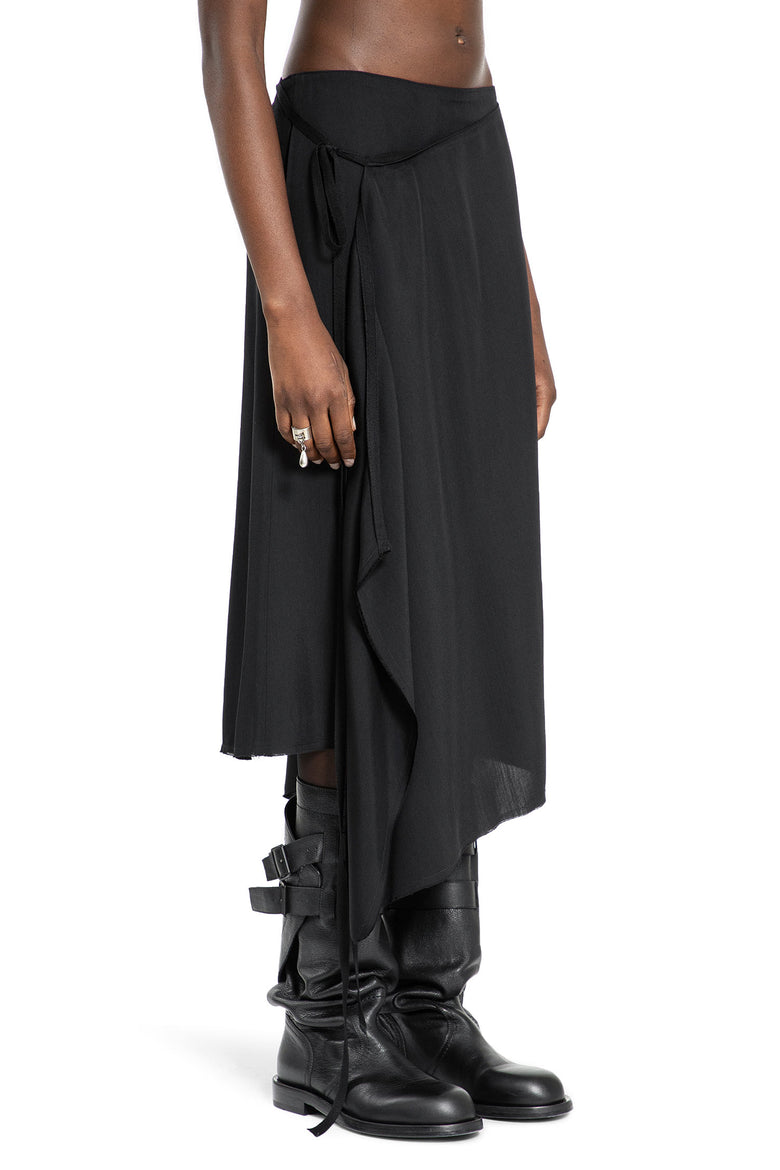 ANN DEMEULEMEESTER WOMAN BLACK SKIRTS