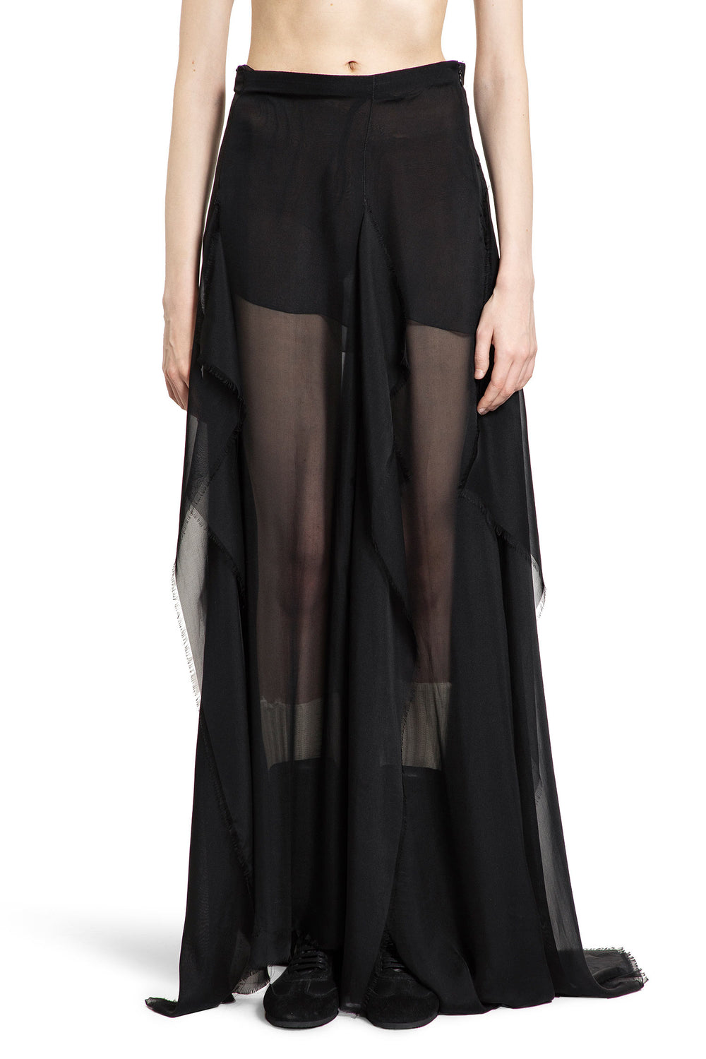 ANN DEMEULEMEESTER WOMAN BLACK SKIRTS