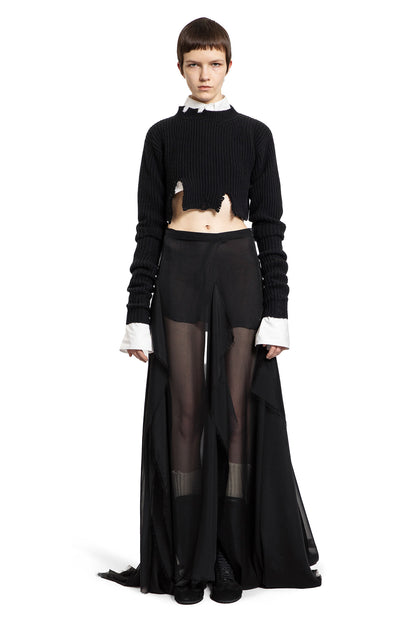 ANN DEMEULEMEESTER WOMAN BLACK SKIRTS