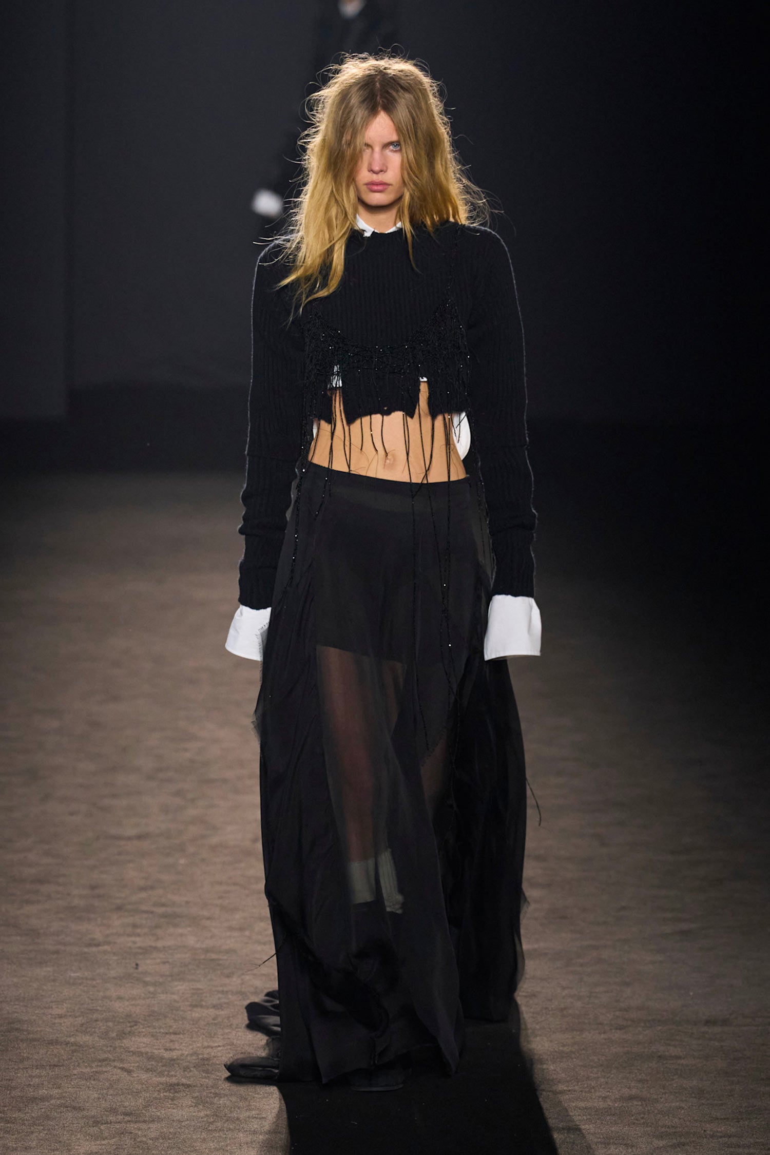 ANN DEMEULEMEESTER WOMAN BLACK SKIRTS