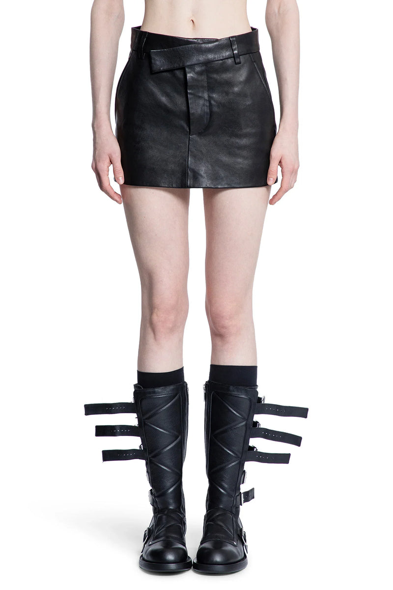 ANN DEMEULEMEESTER WOMAN BLACK SKIRTS - Antonioli.eu
