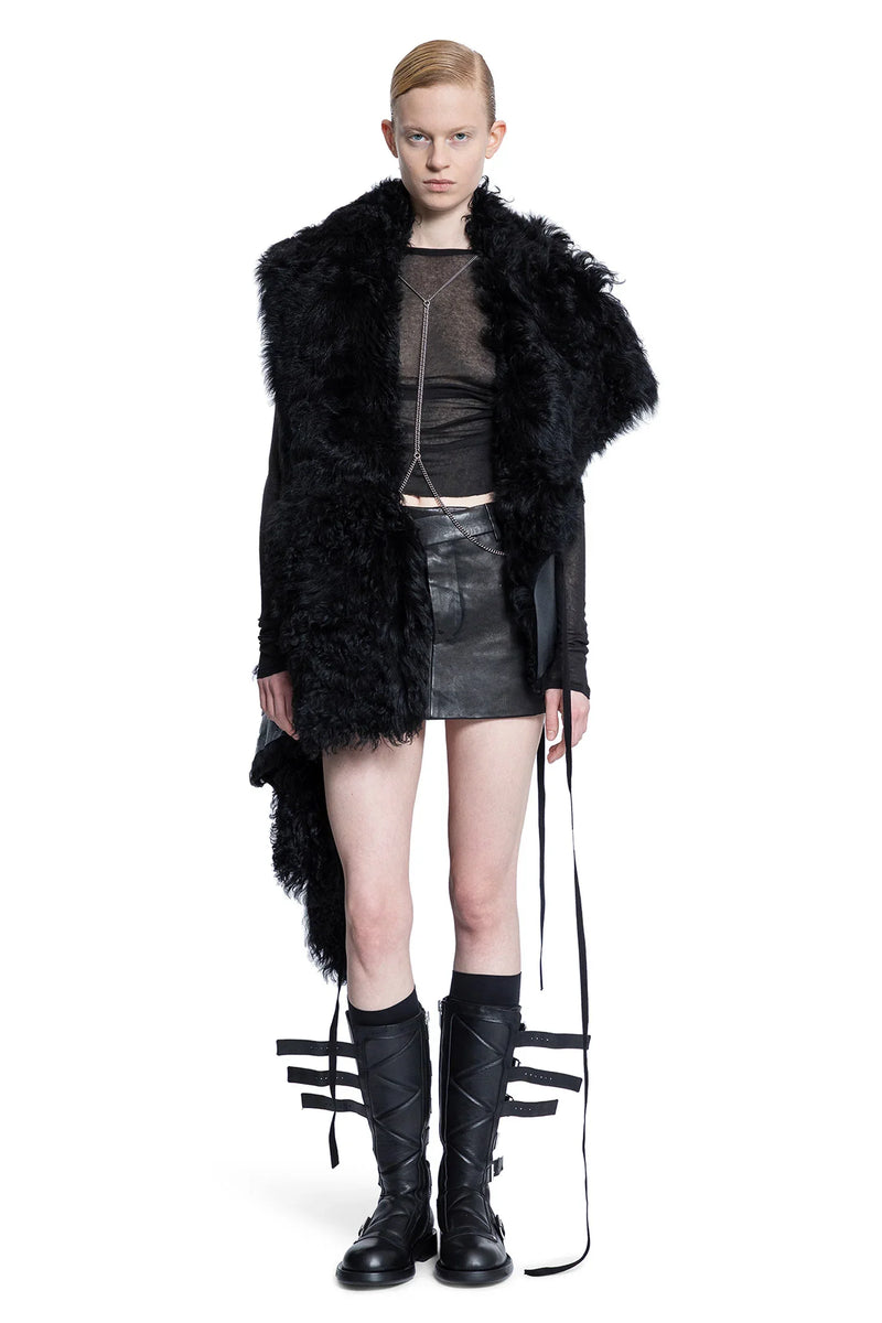 ANN DEMEULEMEESTER WOMAN BLACK SKIRTS - Antonioli.eu