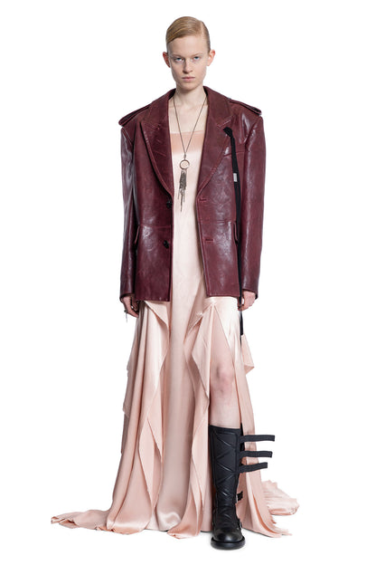 ANN DEMEULEMEESTER WOMAN PINK DRESSES