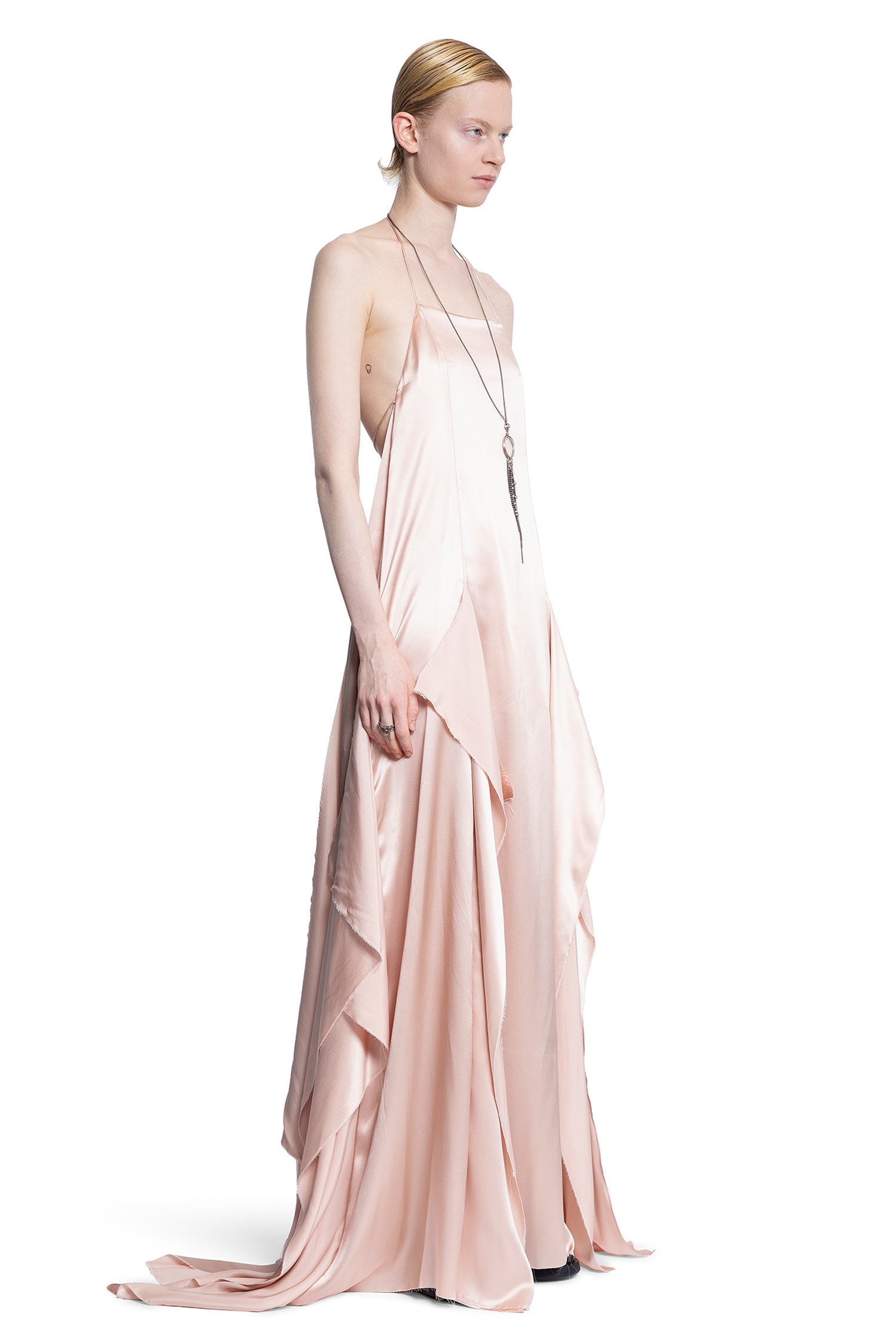 ANN DEMEULEMEESTER WOMAN PINK DRESSES