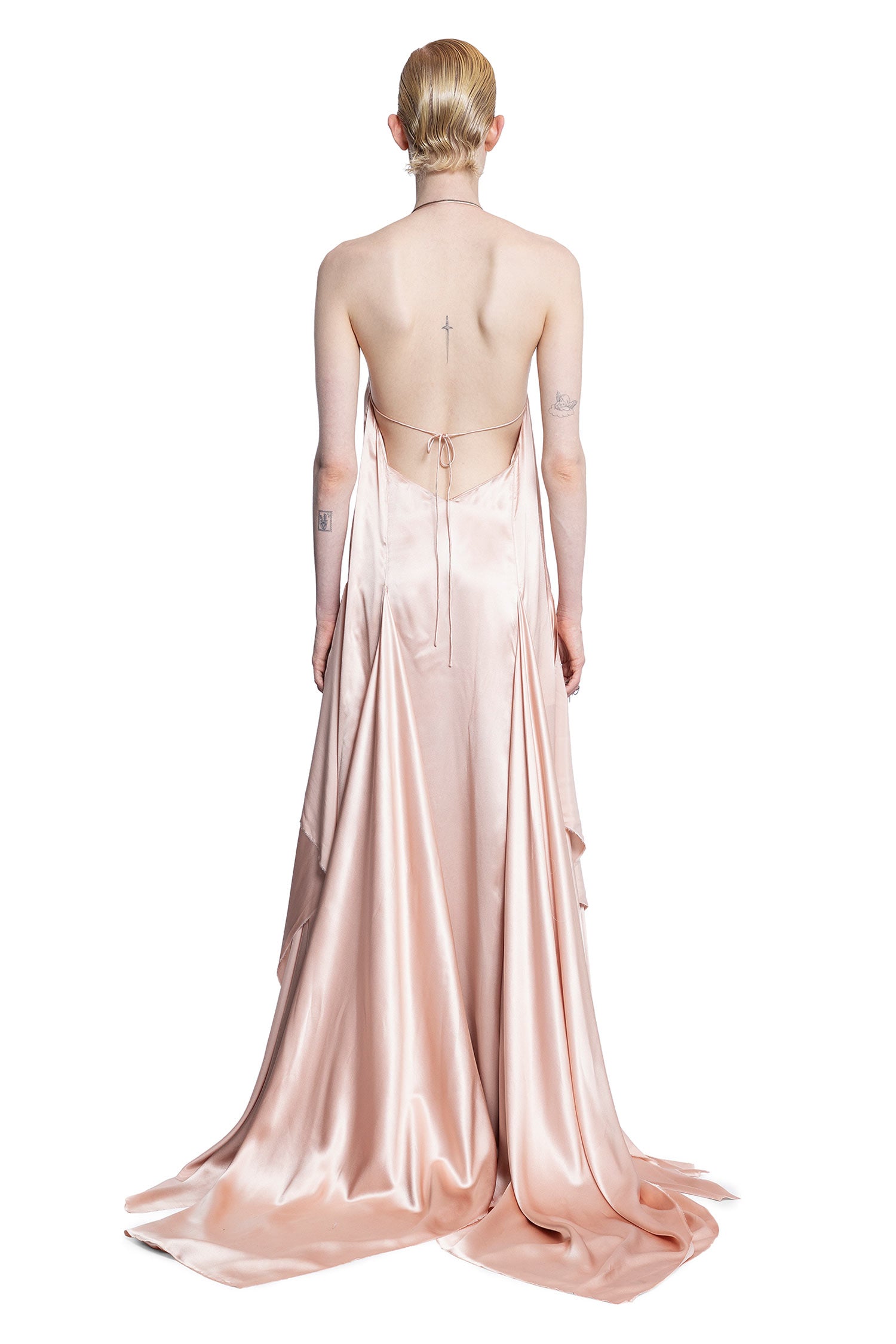 ANN DEMEULEMEESTER WOMAN PINK DRESSES