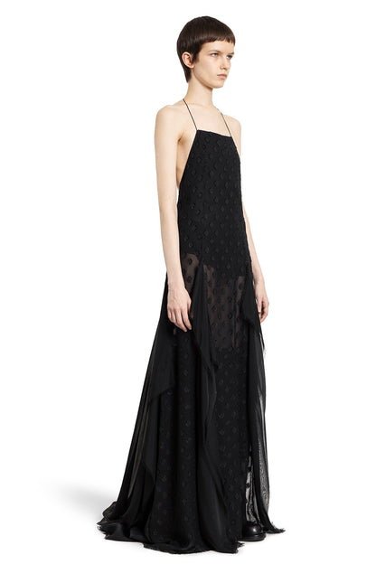 ANN DEMEULEMEESTER WOMAN BLACK DRESSES