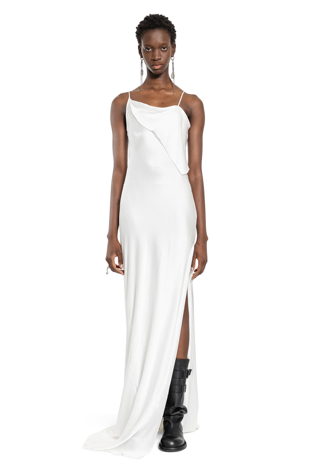 ANN DEMEULEMEESTER WOMAN WHITE DRESSES