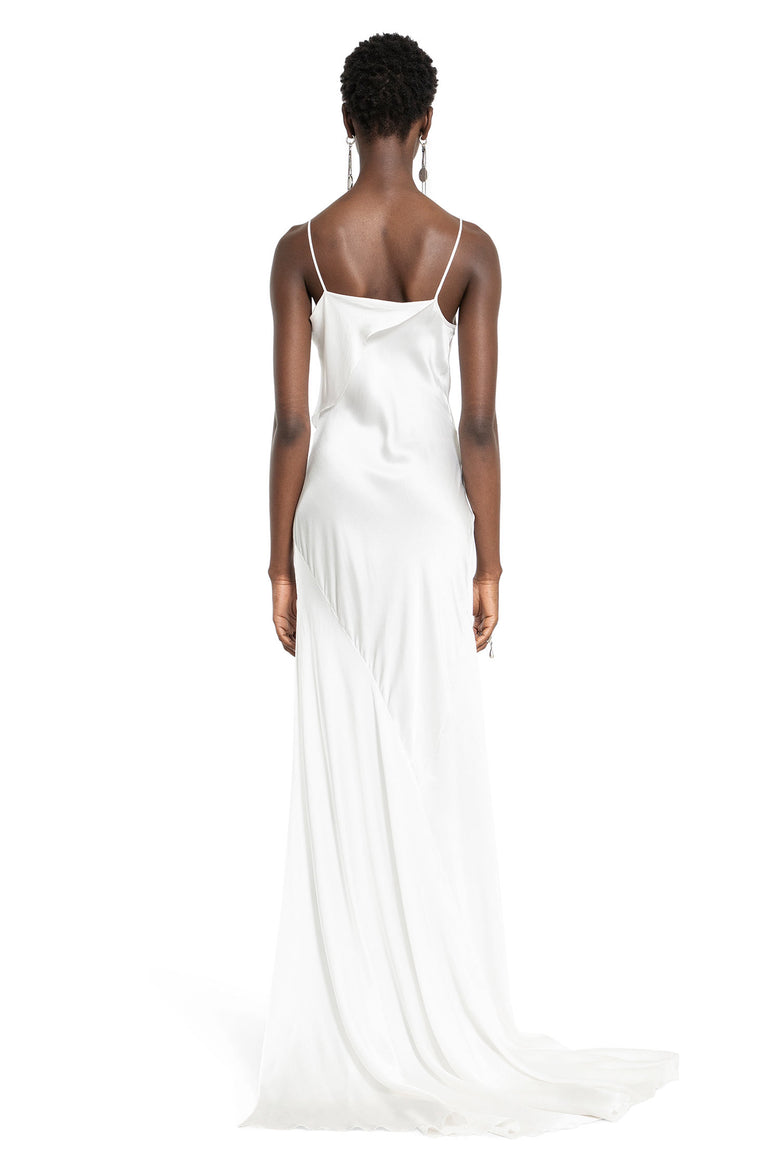 ANN DEMEULEMEESTER WOMAN WHITE DRESSES