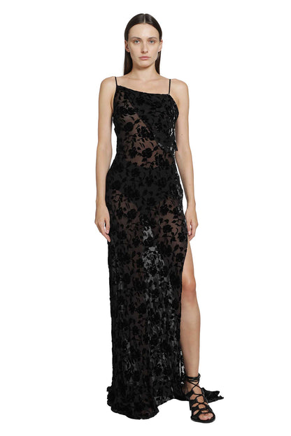 Aaricia Long Bias Slip Dress