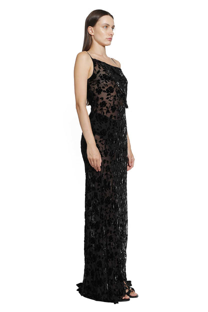 Aaricia Long Bias Slip Dress