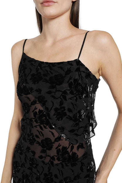 Aaricia Long Bias Slip Dress