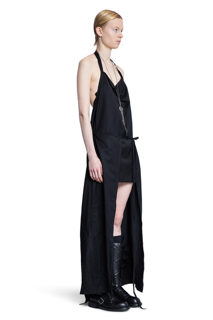 ANN DEMEULEMEESTER WOMAN BLACK DRESSES