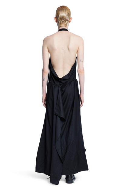 ANN DEMEULEMEESTER WOMAN BLACK DRESSES