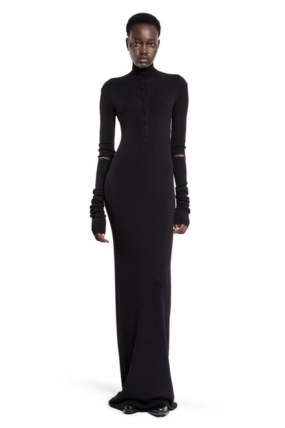 ANN DEMEULEMEESTER WOMAN BLACK DRESSES