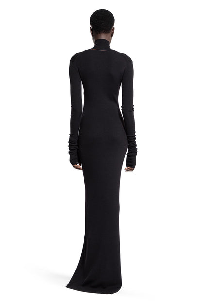 ANN DEMEULEMEESTER WOMAN BLACK DRESSES