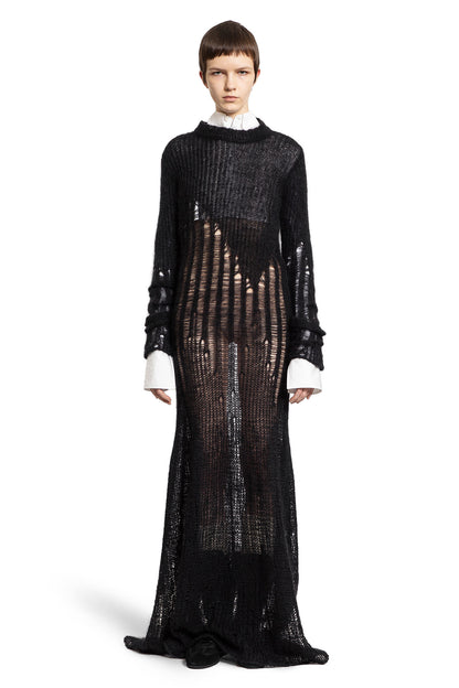 Antonioli ANN DEMEULEMEESTER WOMAN BLACK DRESSES