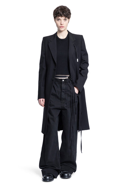 ANN DEMEULEMEESTER WOMAN BLACK KNITWEAR