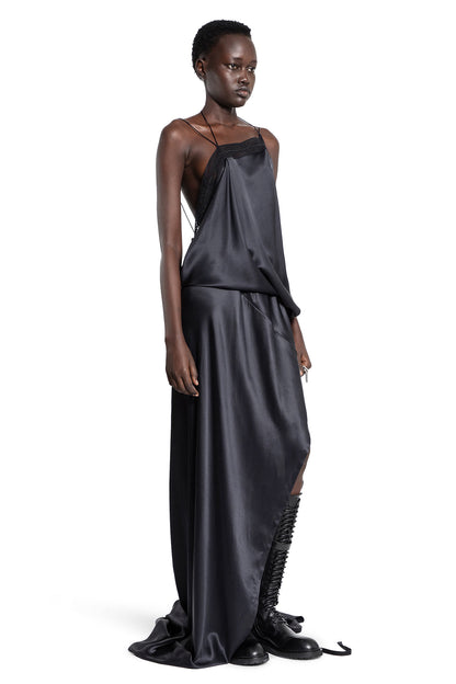 ANN DEMEULEMEESTER WOMAN BLACK DRESSES