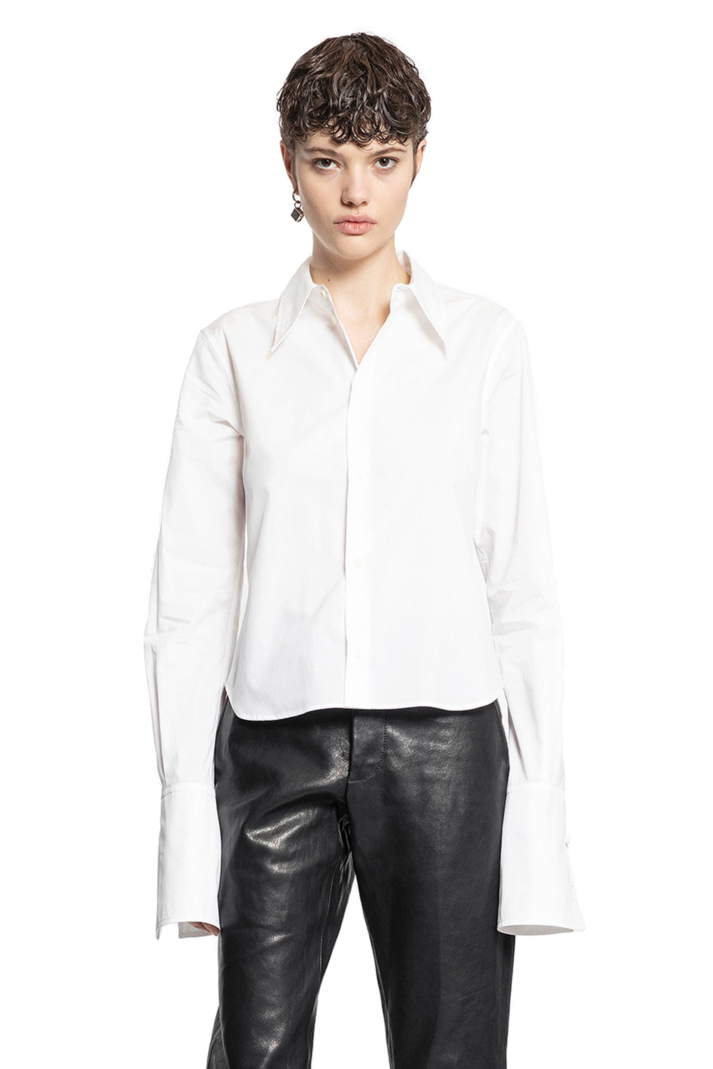 ANN DEMEULEMEESTER WOMAN WHITE SHIRTS