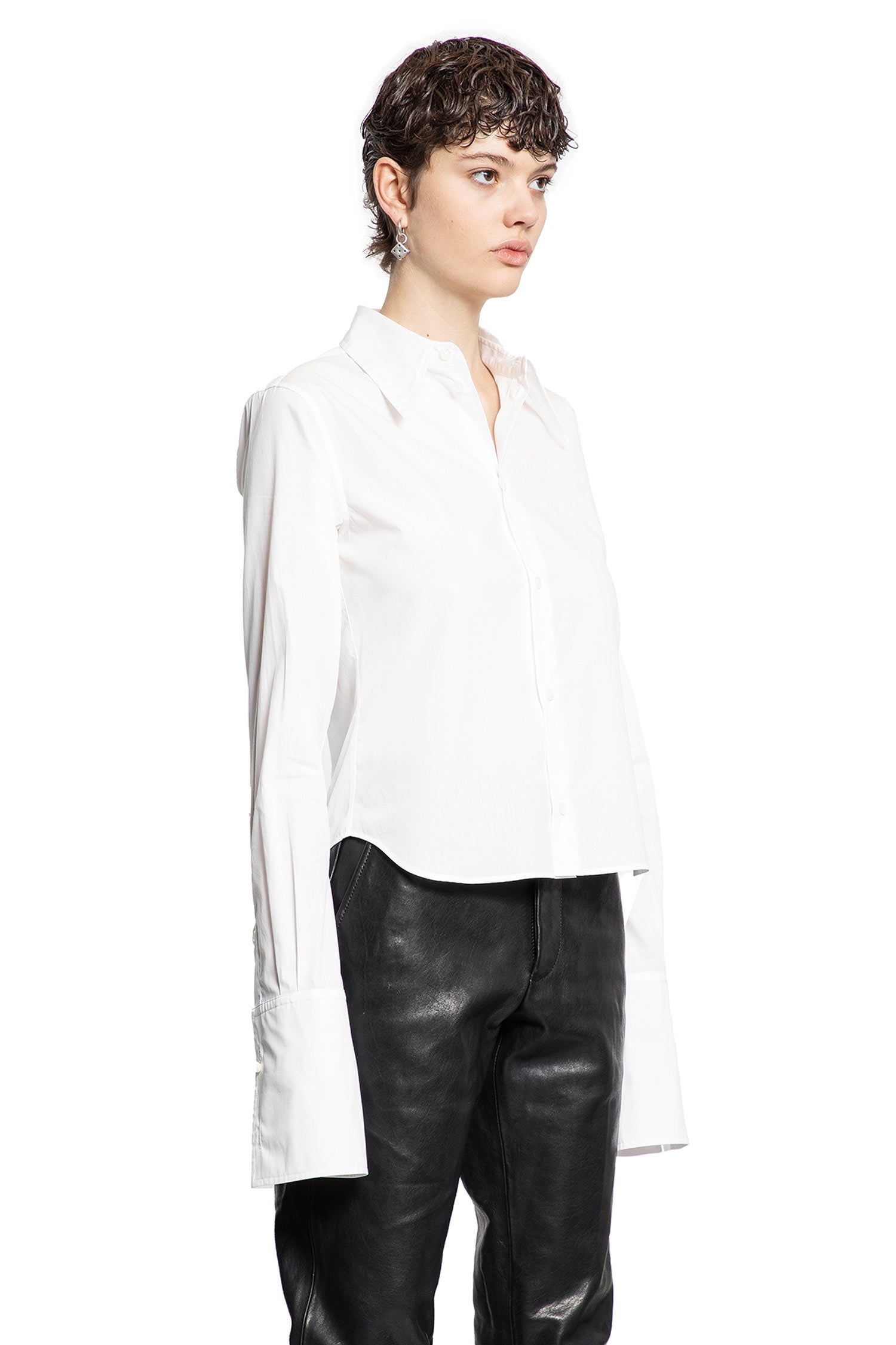 ANN DEMEULEMEESTER WOMAN WHITE SHIRTS