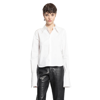 ANN DEMEULEMEESTER WOMAN WHITE SHIRTS