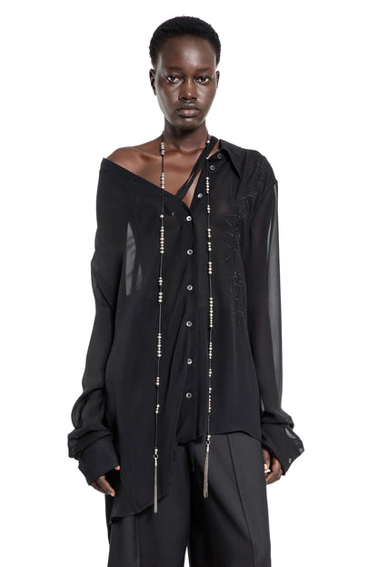 Antonioli ANN DEMEULEMEESTER WOMAN BLACK SHIRTS