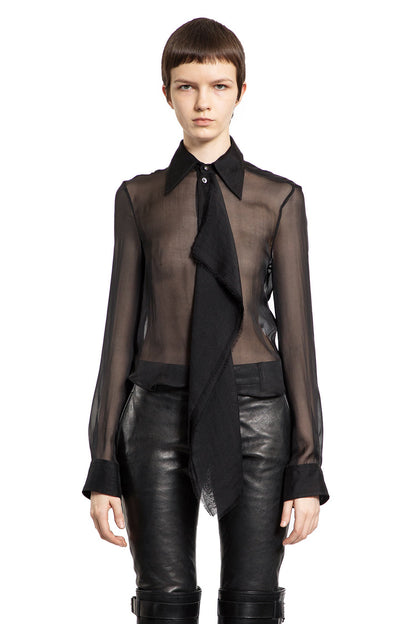 Antonioli ANN DEMEULEMEESTER WOMAN BLACK SHIRTS