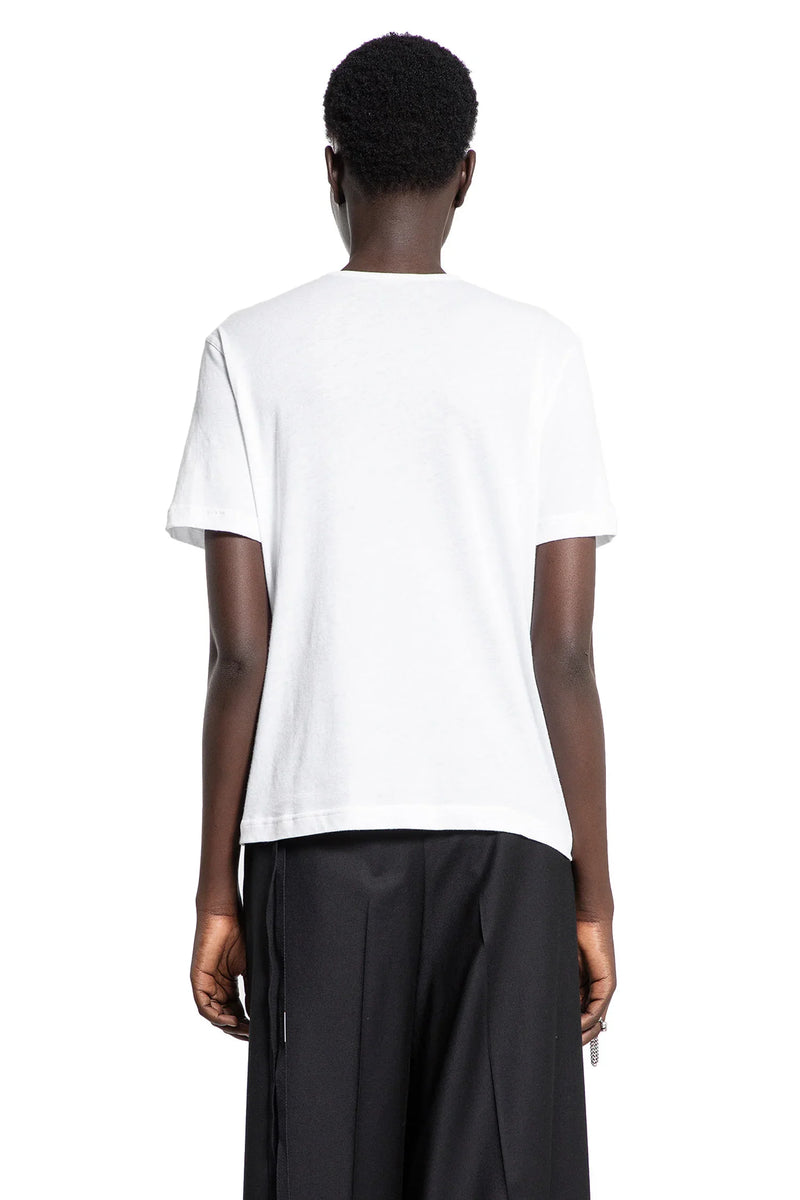 ANN DEMEULEMEESTER WOMAN WHITE T-SHIRTS & TANK TOPS - Antonioli.eu