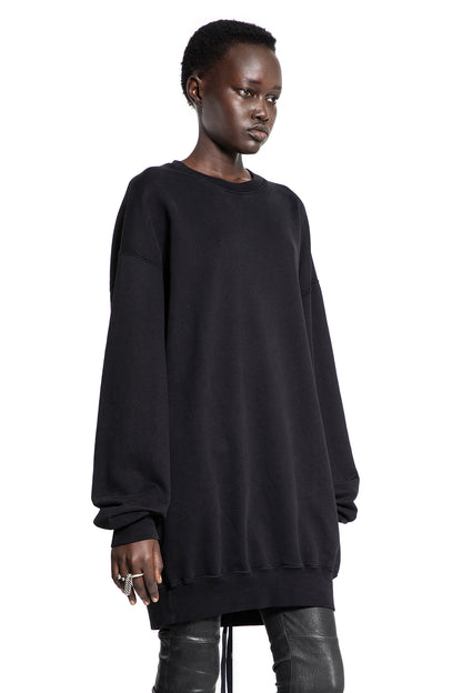 ANN DEMEULEMEESTER WOMAN BLACK SWEATSHIRTS