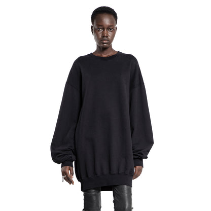 ANN DEMEULEMEESTER WOMAN BLACK SWEATSHIRTS