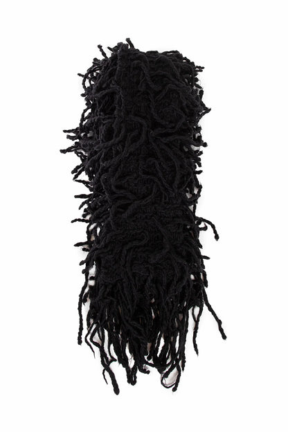 ANN DEMEULEMEESTER UNISEX BLACK SCARVES - Antonioli.eu