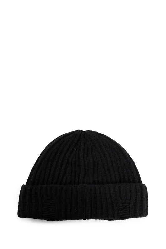 ANN DEMEULEMEESTER UNISEX BLACK HATS